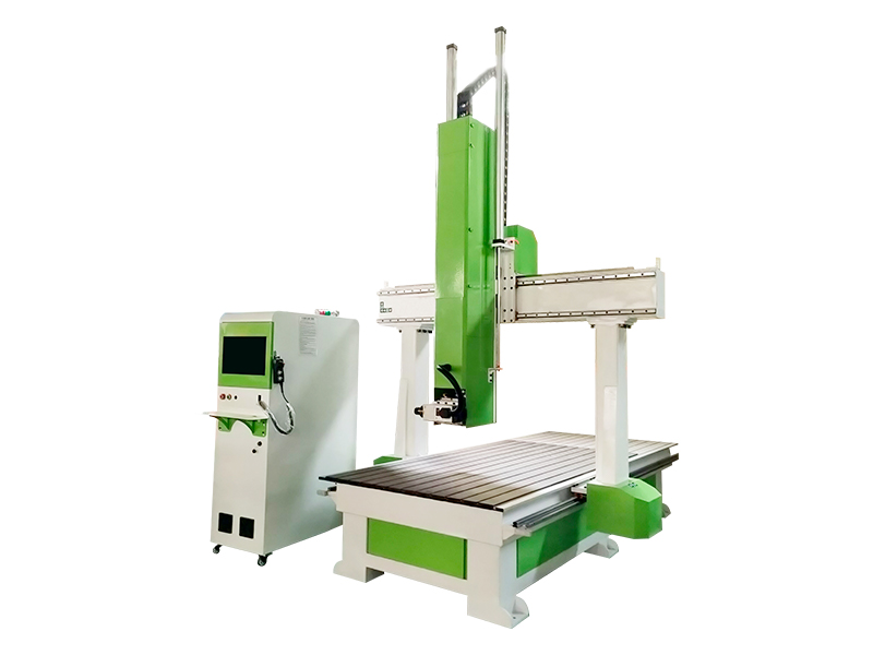 1325加高型四轴联动摆头雕刻机 绿色钣金 1325加高型四轴联动摆头雕刻机 绿色钣金